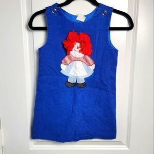 VINTAGE The Pond Raggedy Ann Corduroy Dress